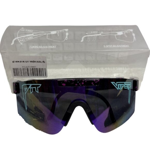 Pit Viper Outdoor Mirror Big Lens Sport Sunglasses Polarized NWB! - Picture 1 of 8